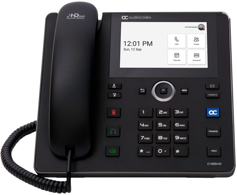 AudioCodes C455HD Teams Desktop Phone