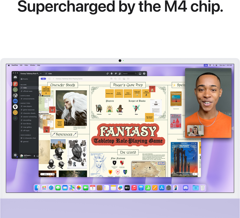 Apple iMac 24 M4 8-Core 16GB/256GB viole
