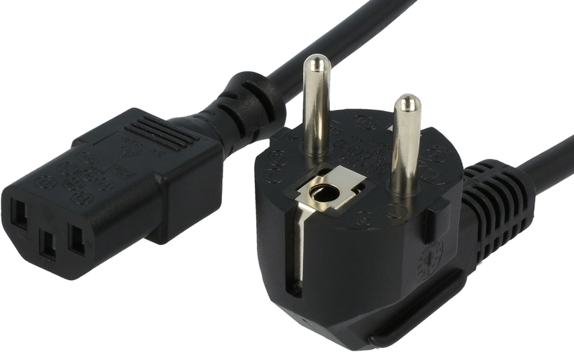 Síťový kabel napáj. kon. - C13 2m černý