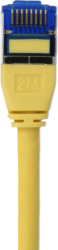 Patch kabel RJ45 S/FTP Cat6a 0,25m žlutý