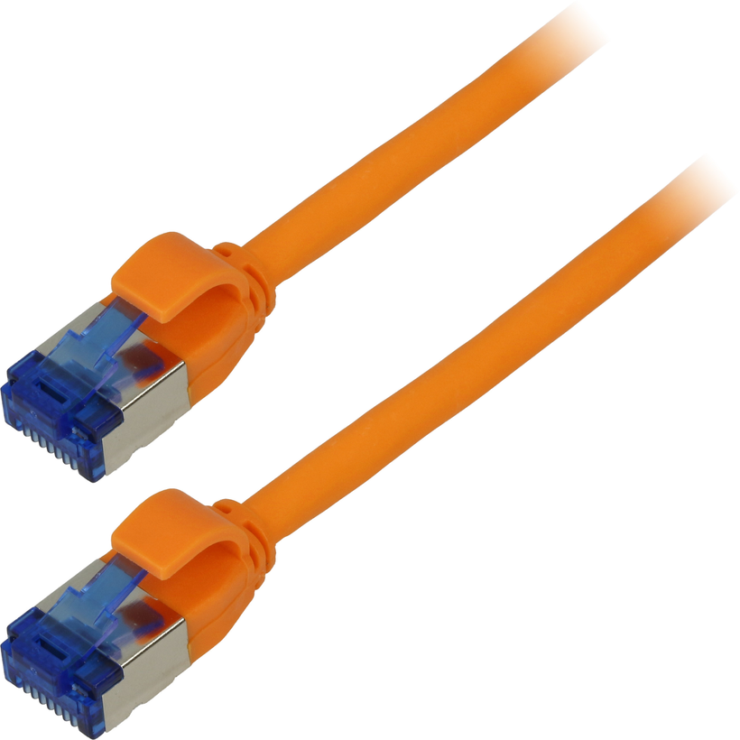 Patch Cable RJ45 S/FTP Cat6a 1m Orange