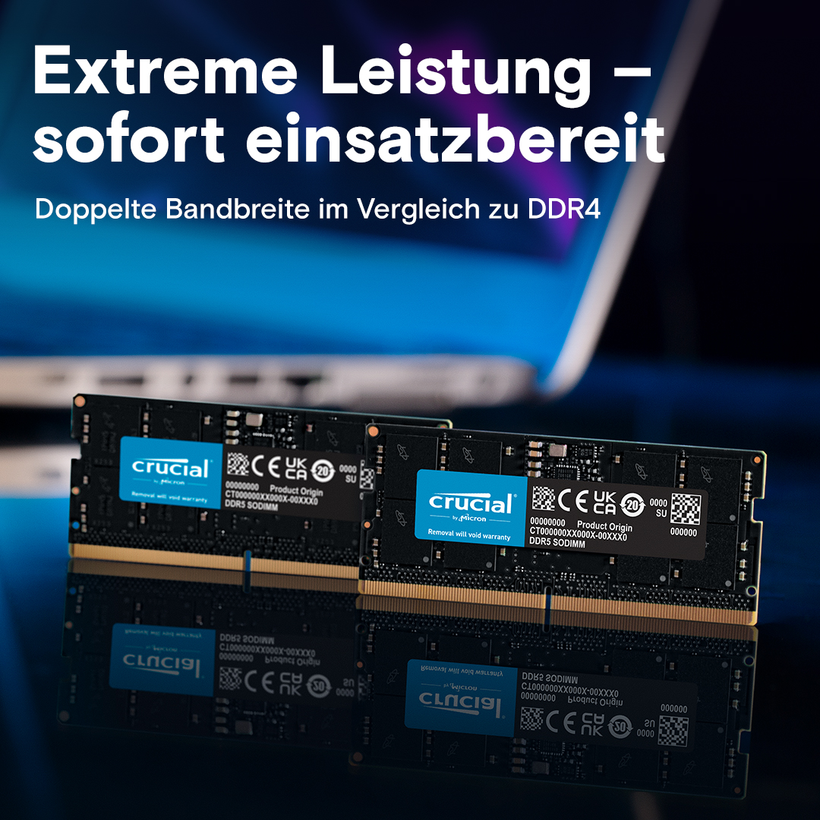 Crucial 16GB DDR5 5600MHz Memory