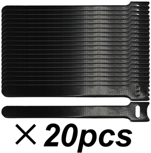 Abraçadeira cabos 150 mm preto 20 un.