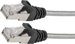 Patch kabel RJ45 U/FTP Cat6a 2m stríbrný