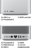 Widok produktu Apple Mac Studio M3 Ultr 28/60C 96GB/1TB w pomniejszeniu